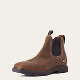 Ariat Men / Groundbreaker Chelsea Wide Square Toe Waterproof Work Boot