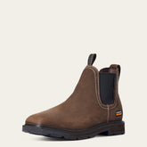 Ariat Men / Groundbreaker Chelsea Wide Square Toe Waterproof Steel Toe Work Boot