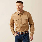 Ariat Men / Solid Twill Fitted Shirt