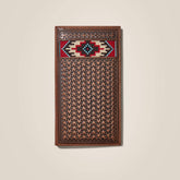Ariat Men / Rodeo Wallet Beaded Basketweave