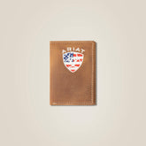 Ariat Men / Flag Shield Trifold Wallet