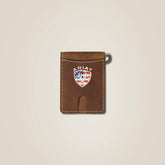 Ariat Men / Flag Shield Clip Wallet
