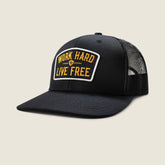 Ariat Men / Work Hard Live Free Patch Snapback Cap