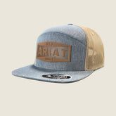 Ariat Men / Ariat Work Leather Badge Snapback Cap