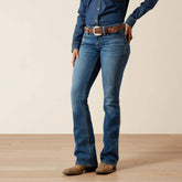 Ariat Women|Trends / Mid Rise Aisha Boot Cut Jean