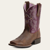 Ariat Kids / Tombstone Wide Square Toe Western Boot