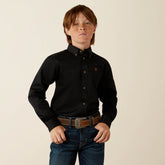Ariat Kids / Solid Twill Classic Fit Shirt