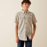 Ariat Kids / VenTEK Outbound Heathered Classic Fit Shirt