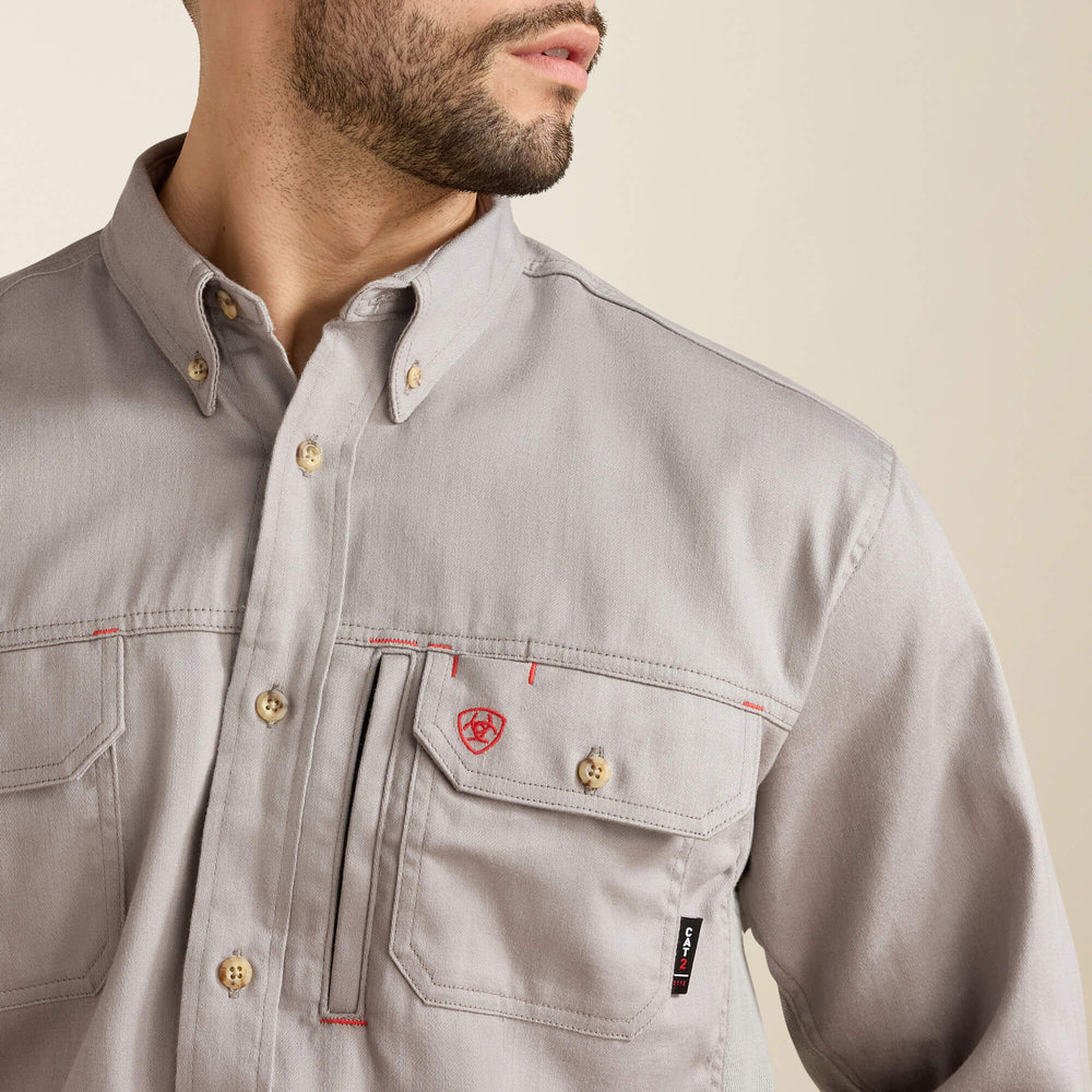Ariat Men / FR Solid Vent Work Shirt