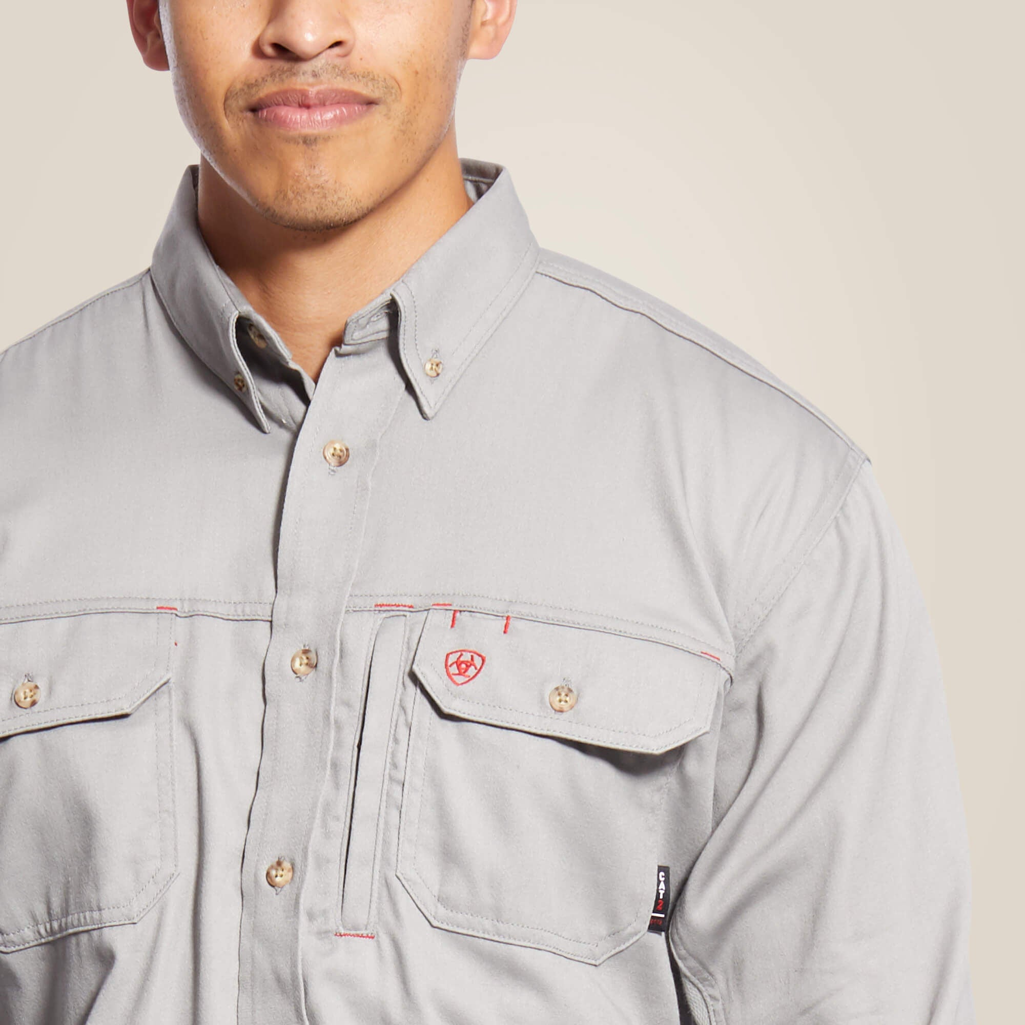 Ariat Men / FR Solid Vent Work Shirt