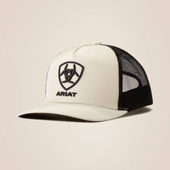 Ariat Men / Black Logo Patch Cap