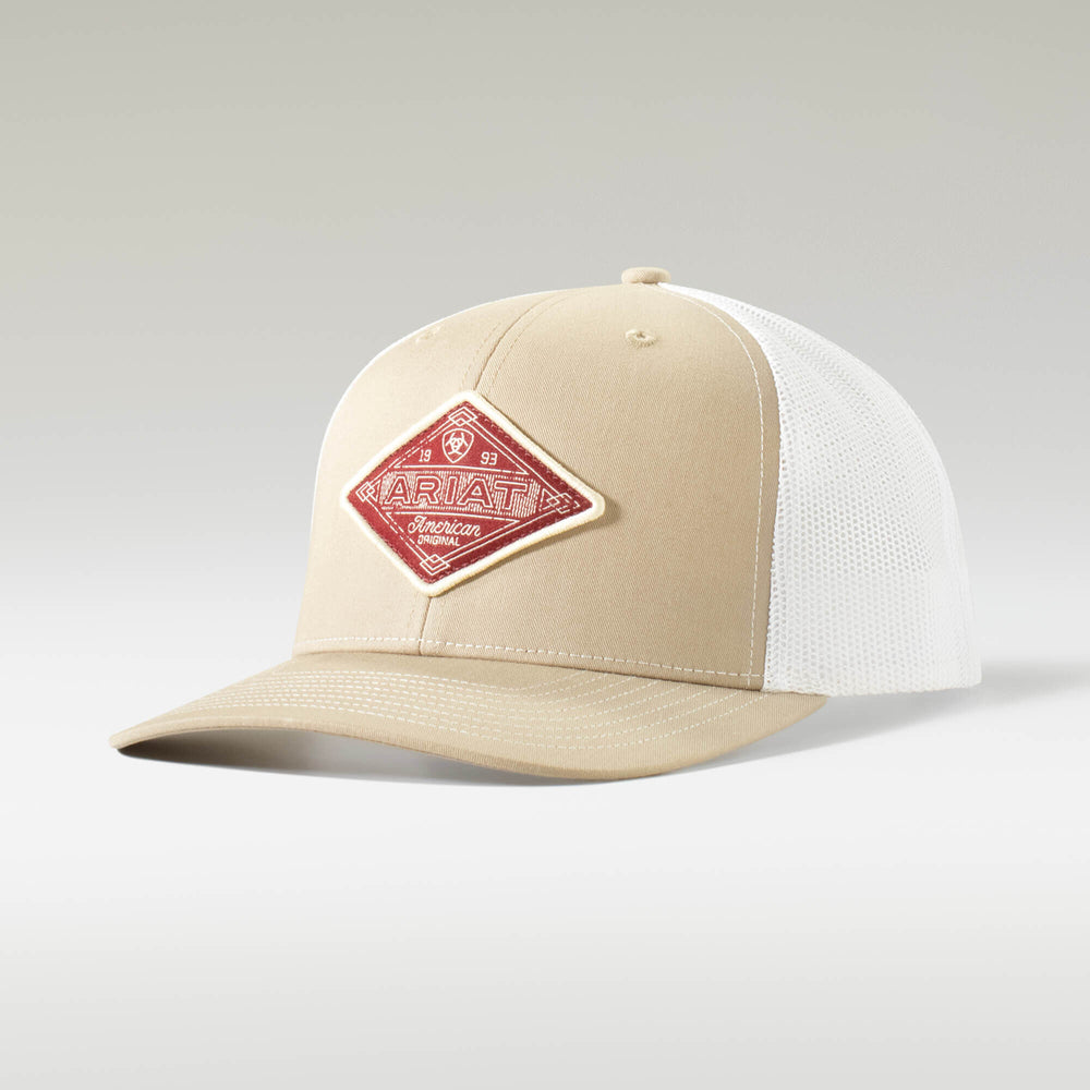 Ariat Men / Wine Patch Cap