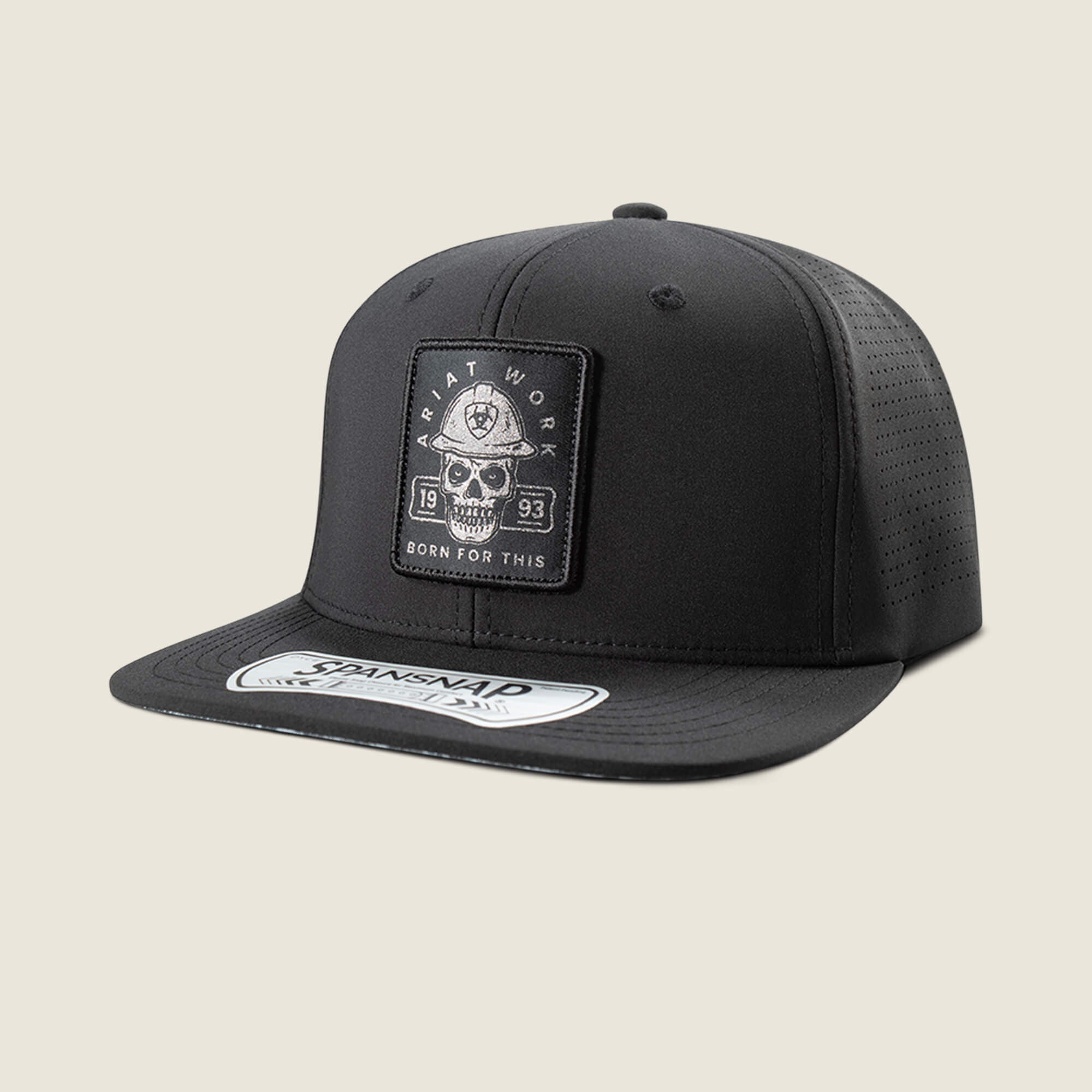 Ariat Men / Work Roughneck Reflective Patch Snapback Cap