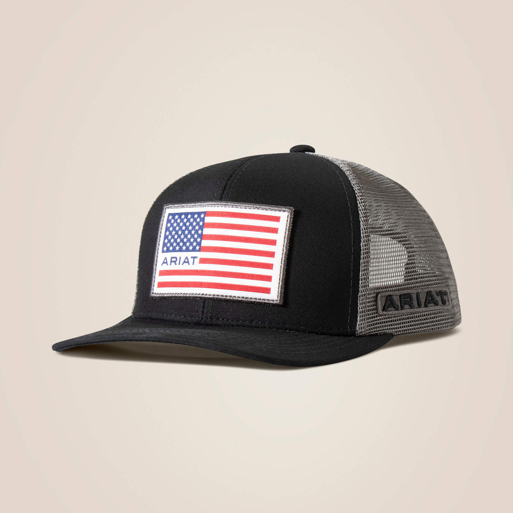 Ariat Men / Flag Logo Patch Cap