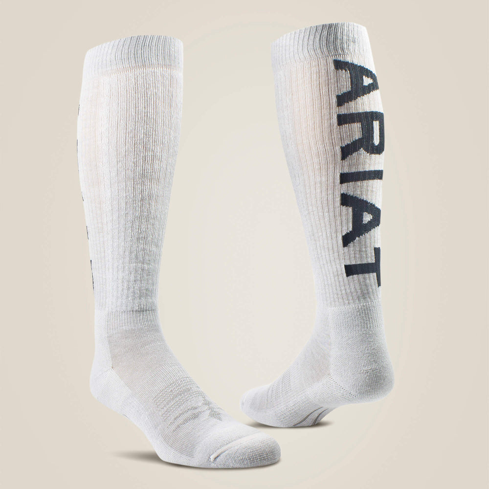 Ariat Men|Women / Midweight Over the Calf Western Boot Sock