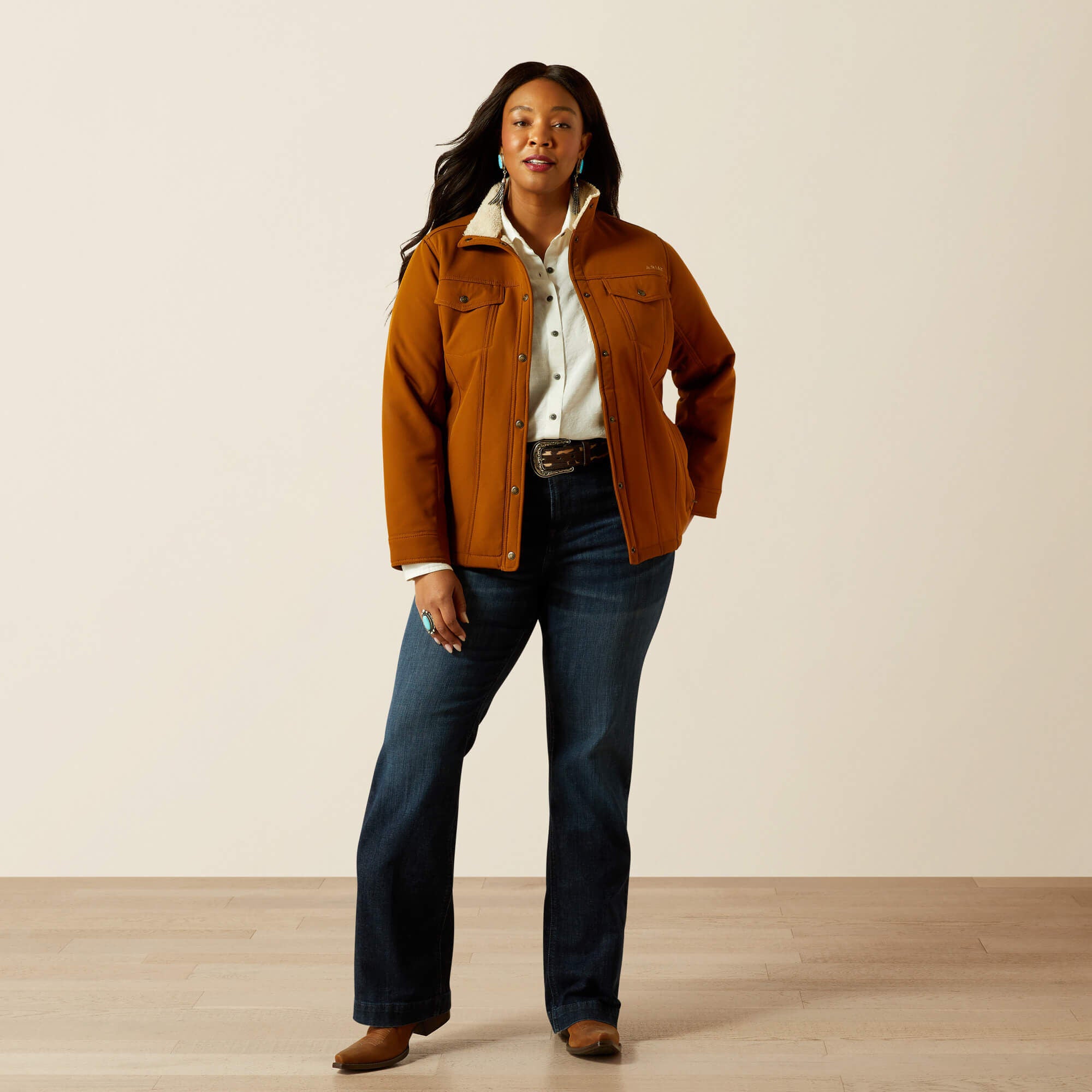 Ariat Women|Trends / Berber Back Softshell Jacket