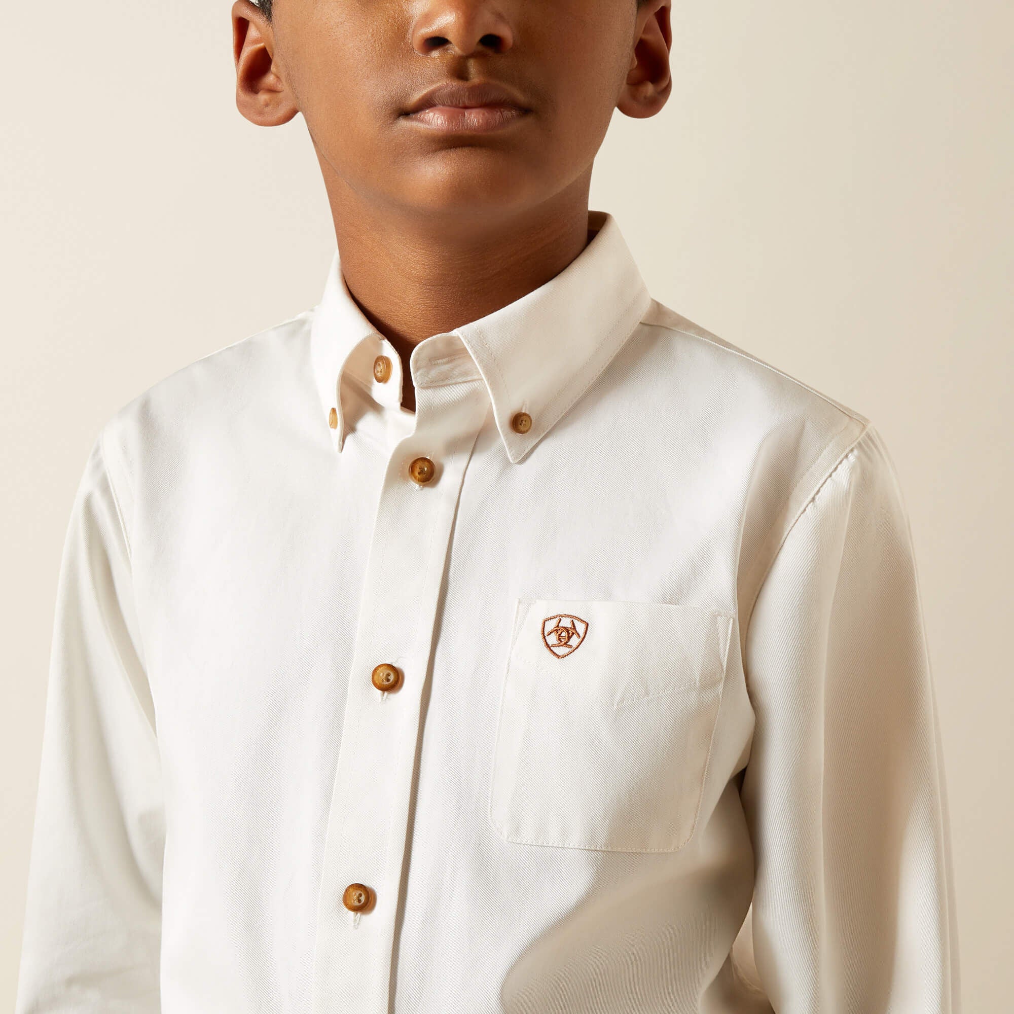 Ariat Kids / Solid Twill Classic Fit Shirt